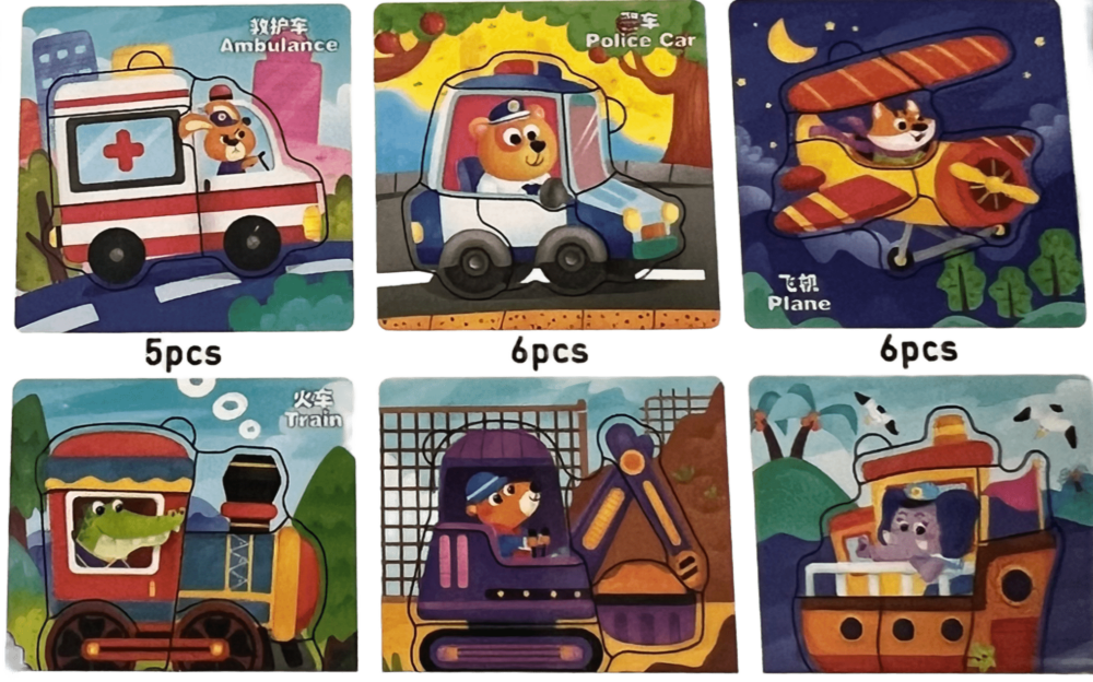 Trafic Puzzle Cartonat - imagine 3